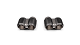Akrapovic Tail Pipe Set (Octagonal Carbon Design) for BMW M3/M4 and M2