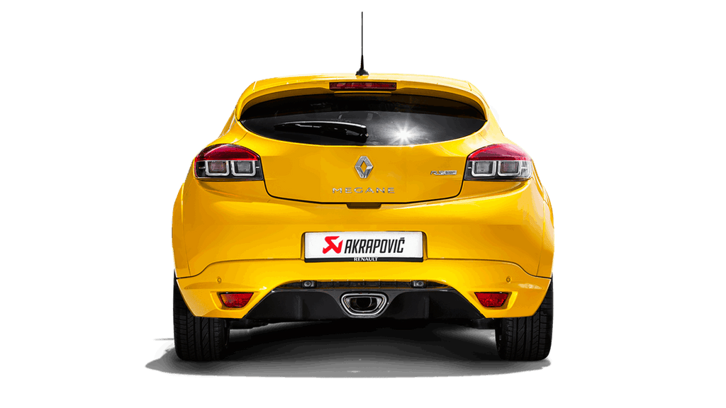 Akrapovic 10-16 Renault Megane Coupe RS Evolution Line Cat Back (Titanium) w/ Carbon Tips