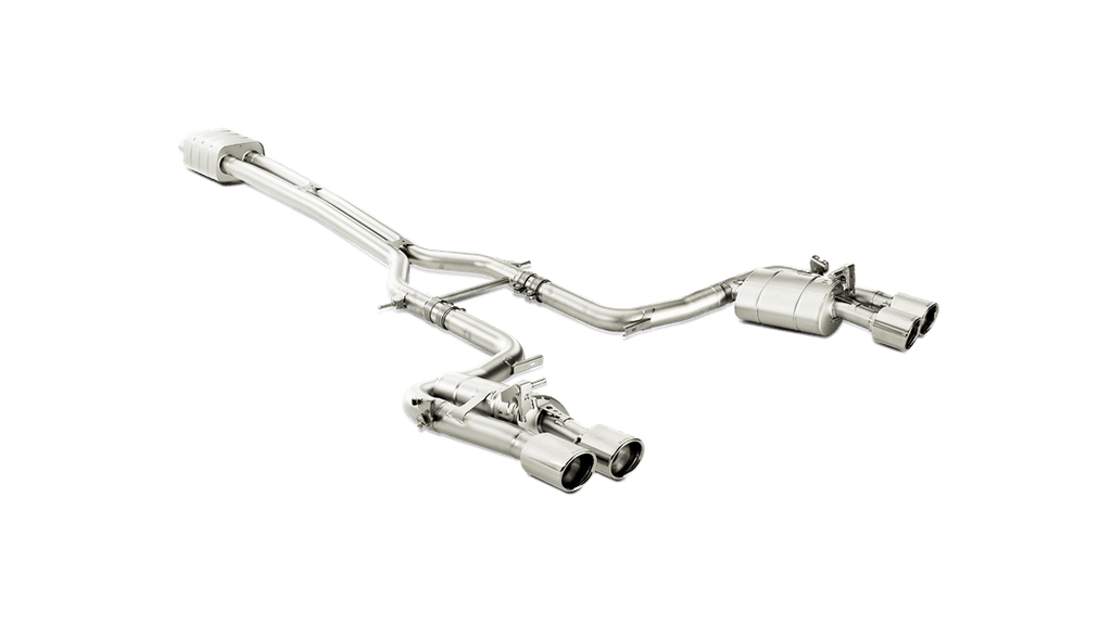 Akrapovic 14-15 Porsche Panamera Turbo (970) Evolution Line Cat Back (Titanium) w/ Titanium Tips