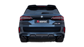 Akrapovic Slip-On Line (Titanium) with Carbon Fiber Titanium Tips for 2020-2024 BMW X5M, X6M