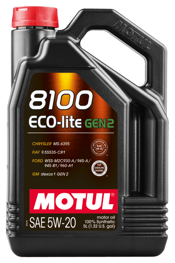 Motul 8100 ECO-LITE Gen 2 Synthetic Engine Oil 5W20 image 2