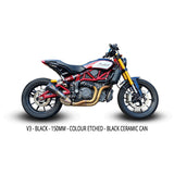 Austin Racing V3 Slip On Exhaust System for 2019+ Indian FTR1200, 1200S