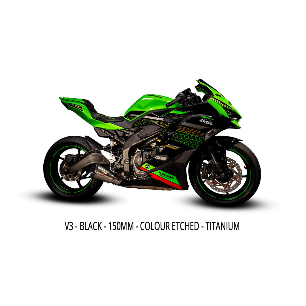 Austin Racing V3 De-Cat Race Exhaust System for 2020-22 Kawasaki Ninja ZX-25R