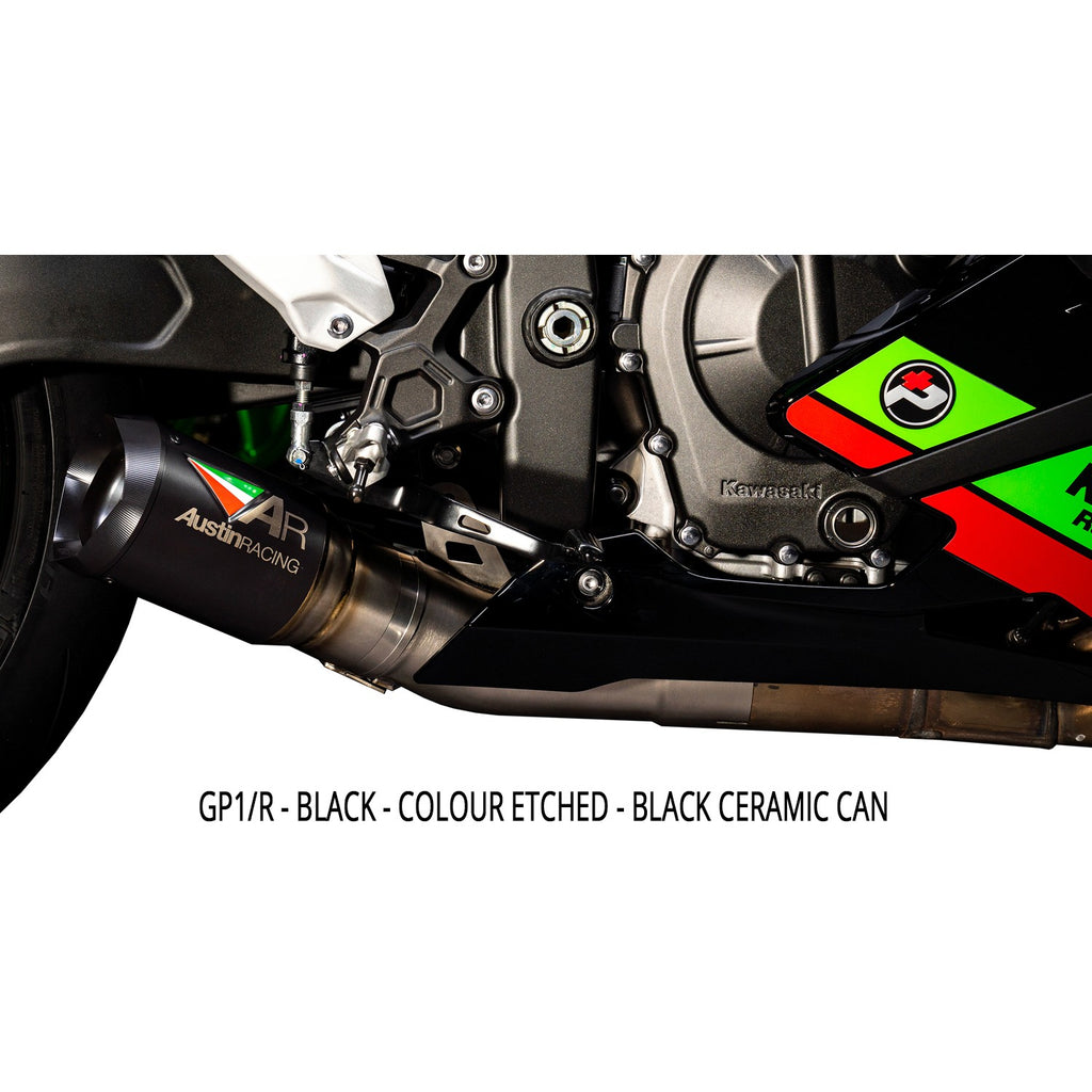 Austin Racing GP1R De-Cat Race Exhaust System for 2020-22 Kawasaki Ninja ZX-25R