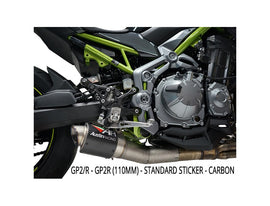 Austin Racing GP3 Low Mount De-Cat Race Exhaust System with GP2R slip on for 2017+ Kawasaki Z900