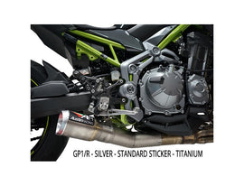 Austin Racing GP3 Low Mount De-Cat Race Exhaust System with GP1R slip on for 2017+ Kawasaki Z900