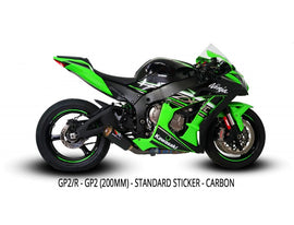 Austin Racing GP3 Low Exhaust with GP2R Muffler for 2010-19 Kawasaki Ninja ZX10R
