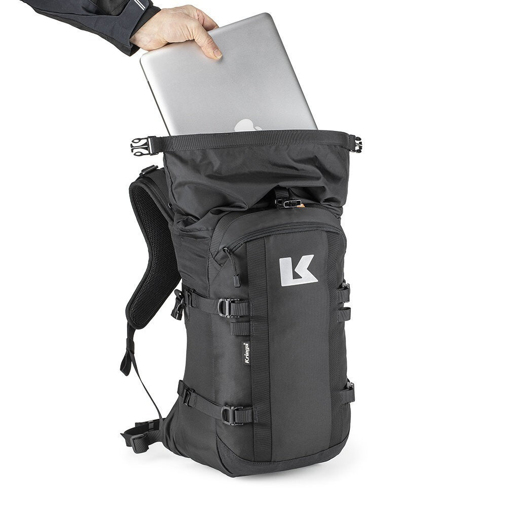 Kriega R22 Full Waterproof Riding Backpack 9