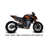 Austin Racing RS22 Hi-Slung V3 Mini Slip On for 2020+ KTM Duke 790, 890