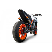 Carica l&#39;immagine nel visualizzatore di Gallery, Austin Racing RS22 Underseat Race Exhaust with V3 Mini-R Slip On for 2020+ KTM Duke 790, 890