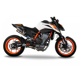 Austin Racing RS22 Underseat Race Exhaust with GP1RS Mini Slip On for 2020+ KTM Duke 790, 890