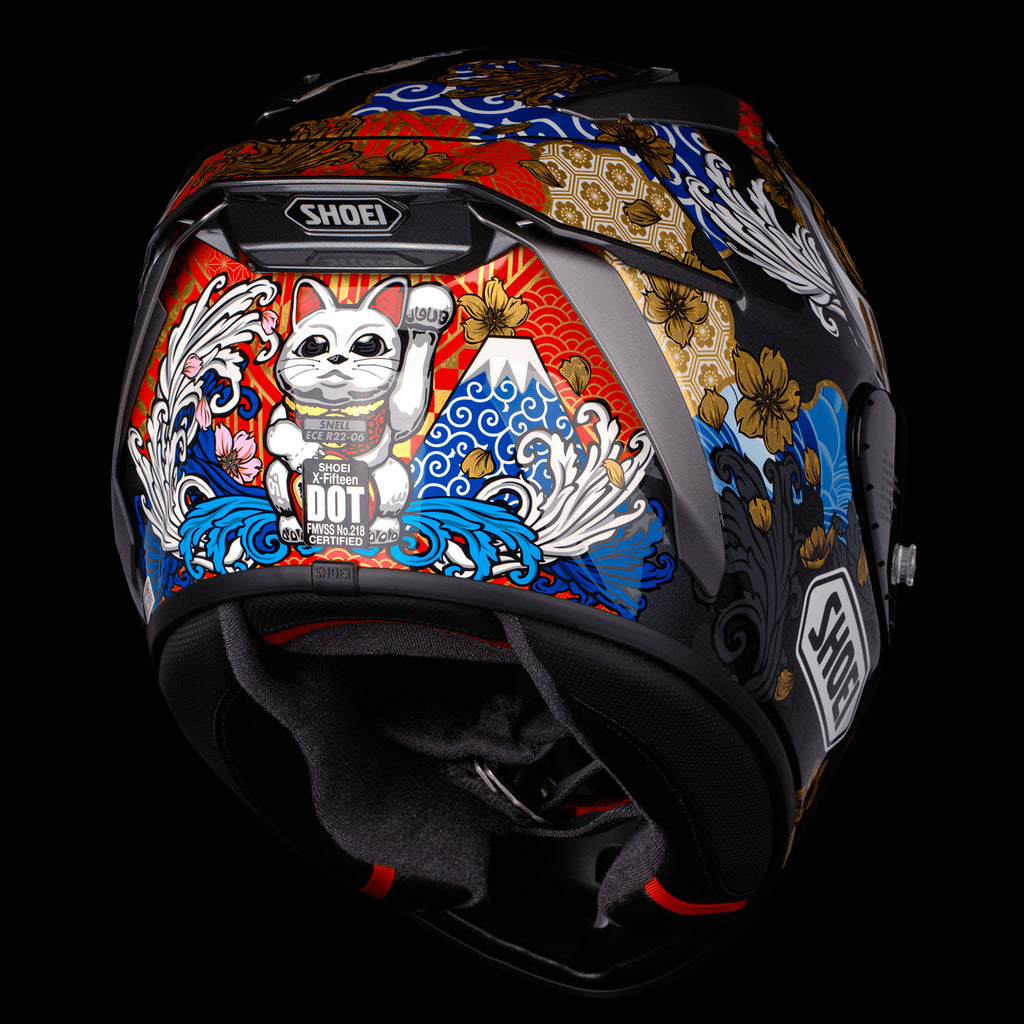 shoei design helmets Shoei X-15 Marc Marquez Motegi 5 Full Face Helmet – 2to4wheels