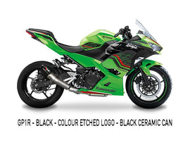 Austin Racing GP1R Slip On Race Exhaust System for 2017+ Kawasaki Ninja 400, Z400