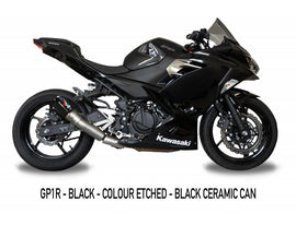 Austin Racing GP1R Slip On Race Exhaust System for 2017+ Kawasaki Ninja 400, Z400