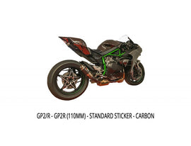 Austin Racing GP2R Slip On System for 2015+ Kawasaki Ninja H2, H2 Carbon, H2R
