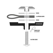 Load image into Gallery viewer, Kriega OS-Rack Loops for KTM 790 / 1090 / 1190 / 1290 Adventure Manual