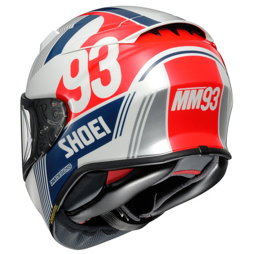 Shoei RF-1400 MM93 Retro Full Face Helmet img back