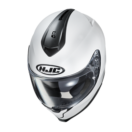 HJC C70 Solid White Full Face Motorcycle Helmet img1