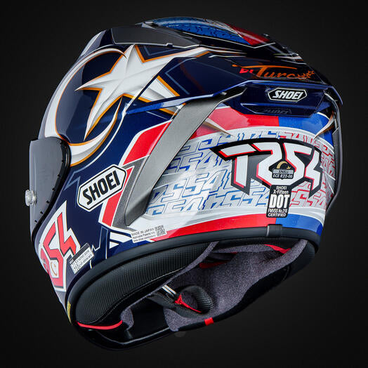 Shoei X-Fifteen Toprak Razgatlioglu 54 World SBK Replica Full Face Helmet img6