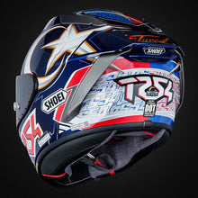 Laden Sie das Bild in den Galerie-Viewer, Shoei X-Fifteen Toprak Razgatlioglu 54 World SBK Replica Full Face Helmet img6