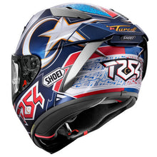 Laden Sie das Bild in den Galerie-Viewer, Shoei X-Fifteen Toprak Razgatlioglu 54 World SBK Replica Full Face Helmet img back