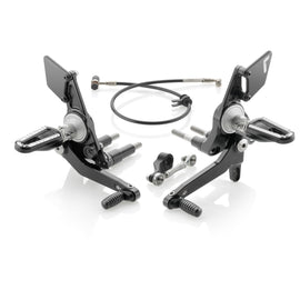 Rizoma EVO adjustable rearset kit for 2016-20 Ducati xDiavel/ xDiavel S