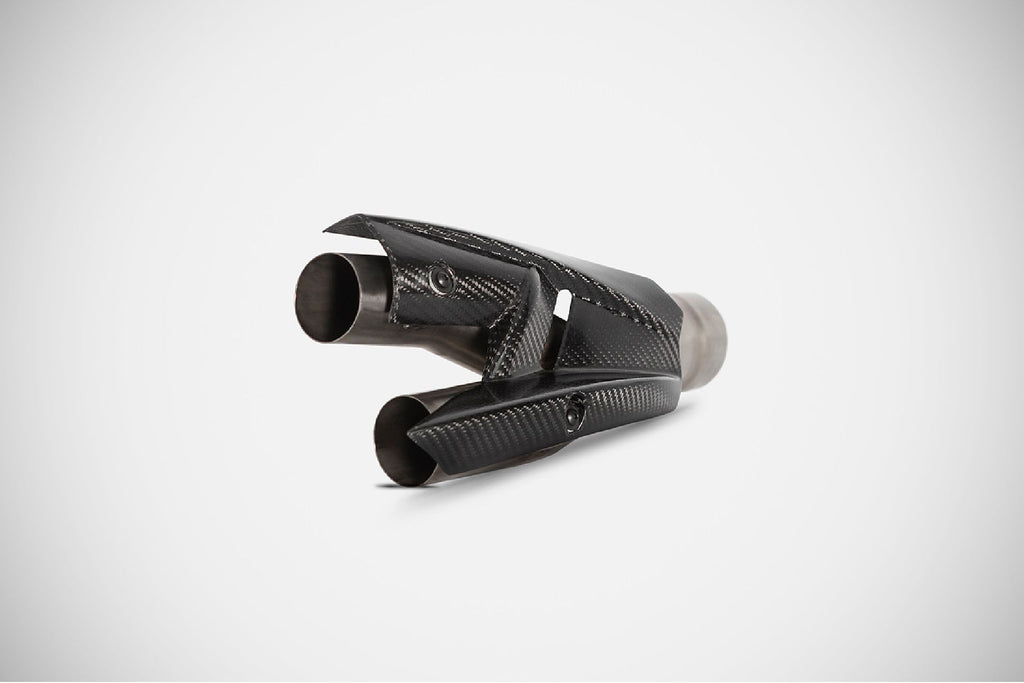 ZARD EXHAUST - Racing Headers/ Link Pipe for 2021+ Triumph Speed Triple 1200 RS and 1200RR img1