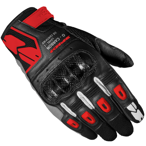 Spidi G-CARBON Motorcycle Riding Leather Gloves