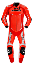 Load image into Gallery viewer, Spidi Track Wind Replica Evo Perforated Leather Suit
