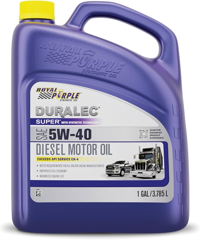 Royal Purple Duralec Super CK-4 Synthetic Diesel Motor Oil