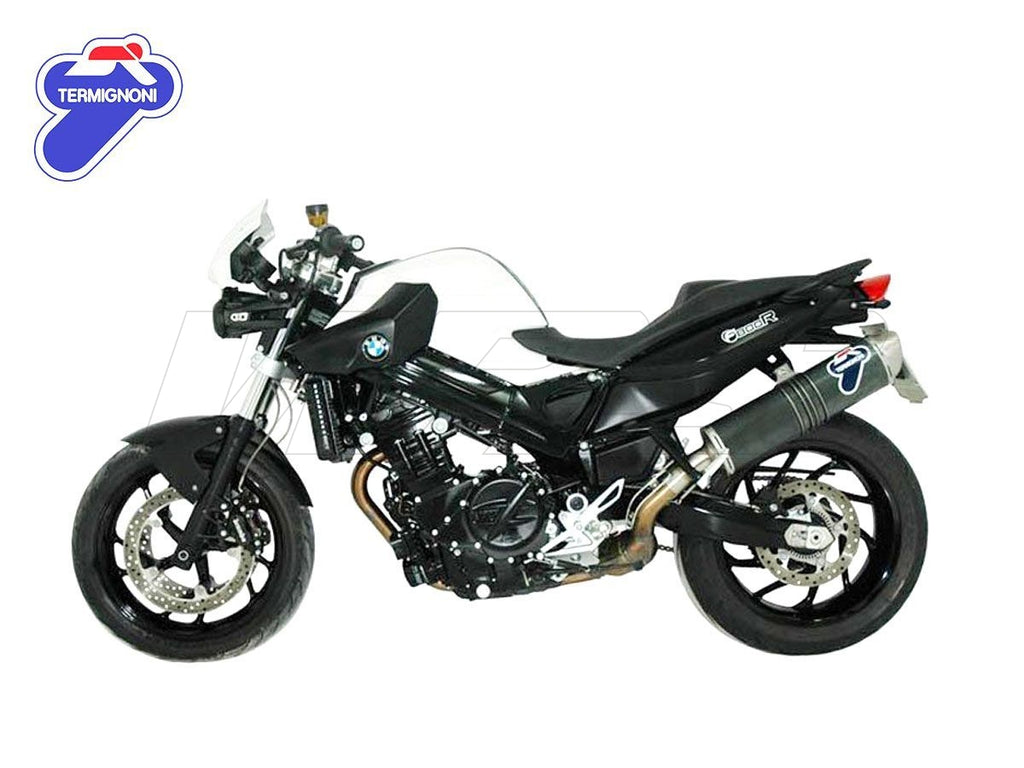 TERMIGNONI INOX CARBON LOOK SILENCER FOR 2009-2014 BMW F800 GS/F650 GS - APPROVED 2