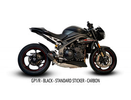 Austin Racing GP3 Race Exhaust with GP1R Slip On for 2015-20 Triumph Speed Triple 1050 img