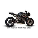Austin Racing GP3 Race Exhaust with GP2 Slip On for 2015-20 Triumph Speed Triple 1050