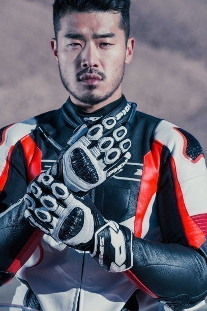 Spidi CARBO 7 Motorcycle Riding Leather Gloves