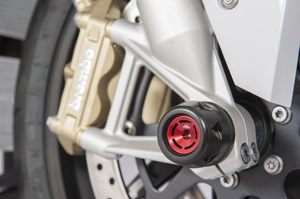 Gilles Tooling GTA Front Axle Protector- Red for BMW S1000RR, S1000R, M1000R