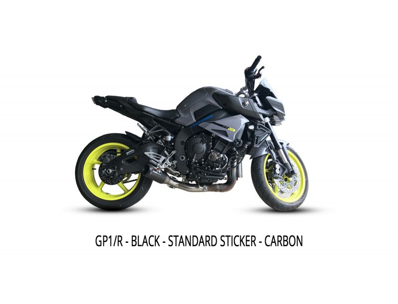 Low Mount GP3 Belly Austin Racing Exhaust for 2015-21 Yamaha MT10, FZ-10