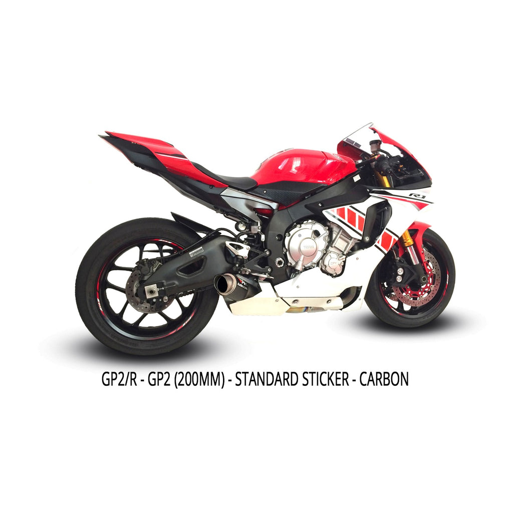 Austin Racing GP3 Low Mount De-Cat Exhaust Systems with GP2R Slip on for 2015-19 Yamaha YZF-R1, R1M