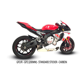 Austin Racing GP3 Low Mount De-Cat Exhaust Systems with GP2R Slip on for 2015-19 Yamaha YZF-R1, R1M