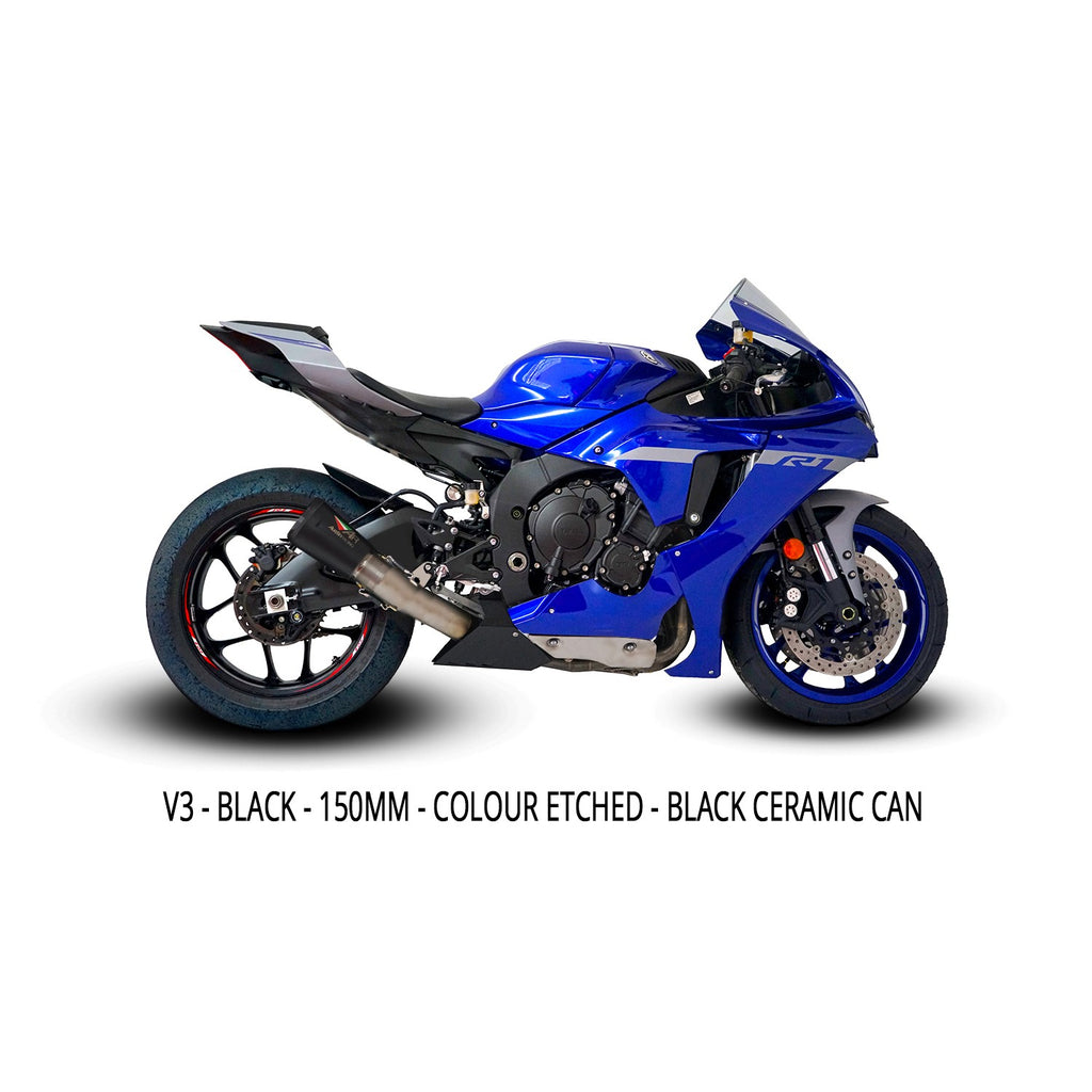 Austin Racing V3 De-Cat Exhaust Systems for 2015-19 Yamaha YZF-R1, R1M