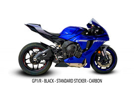 Austin Racing GP3 Low Mount Full Exhaust System with GP1R slip on for 2015+ Yamaha YZF-R1, R1M, MT-10