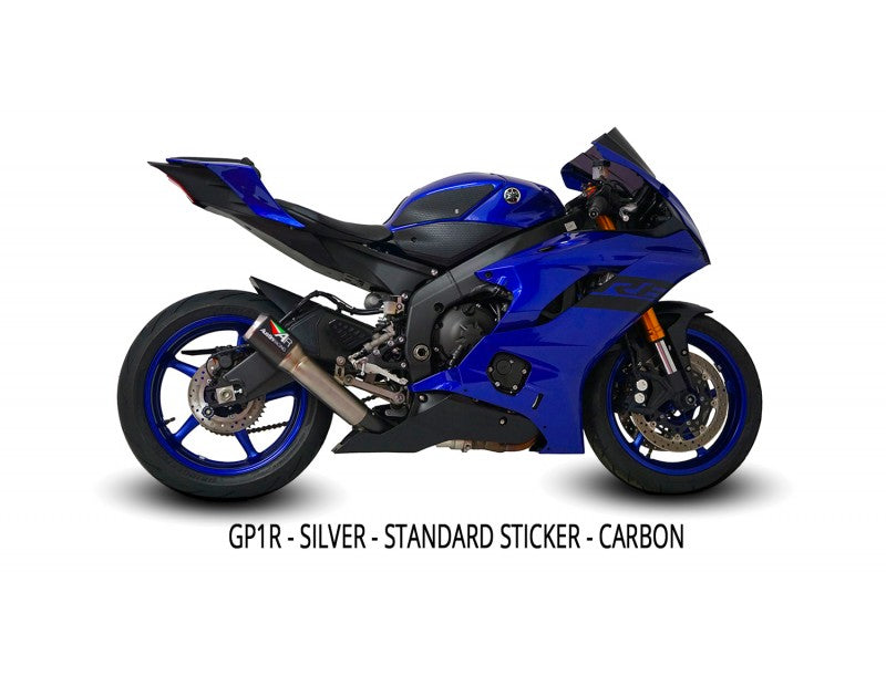 Austin Racing De-Cat exhaust with GP1R Slip On for 2020+ Yamaha YZF-R6