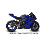 Austin Racing De-Cat exhaust with GP2 Slip On for 2020+ Yamaha YZF-R6