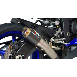 Austin Racing De-Cat exhaust with GP2 Slip On for 2020+ Yamaha YZF-R6 img1