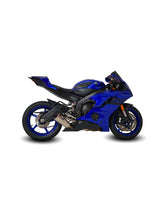Load image into Gallery viewer, Austin Racing GP3 Low Mount De-Cat exhaust with V3 Slip On for 2020+ Yamaha YZF-R6 image
