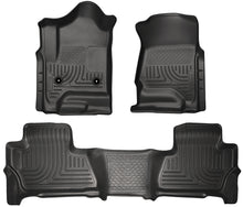 Carica l'immagine nel visualizzatore di Gallery, Husky Liners 2015 Chevy/GMC Suburban/Yukon XL WeatherBeater Combo Black Front&amp;2nd Seat Floor Liners - 2to4wheels