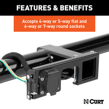 Load image into Gallery viewer, Curt Easy-Mount Brackets for 4 or 5-Flat &amp; 6 or 7-Round (2in Receiver 10-Pack)
