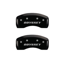 Cargar imagen en el visor de la galería, MGP 4 Caliper Covers Engraved Front Honda Engraved Rear Odyssey Black finish silver ch
