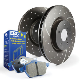 EBC S6 Kits Bluestuff Pads & GD Rotors - 2to4wheels