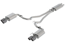 Carica l&#39;immagine nel visualizzatore di Gallery, Borla 2018-2022 Ford Mustang GT Cat-Back Exhaust System Touring- Carbon Fiber Tips