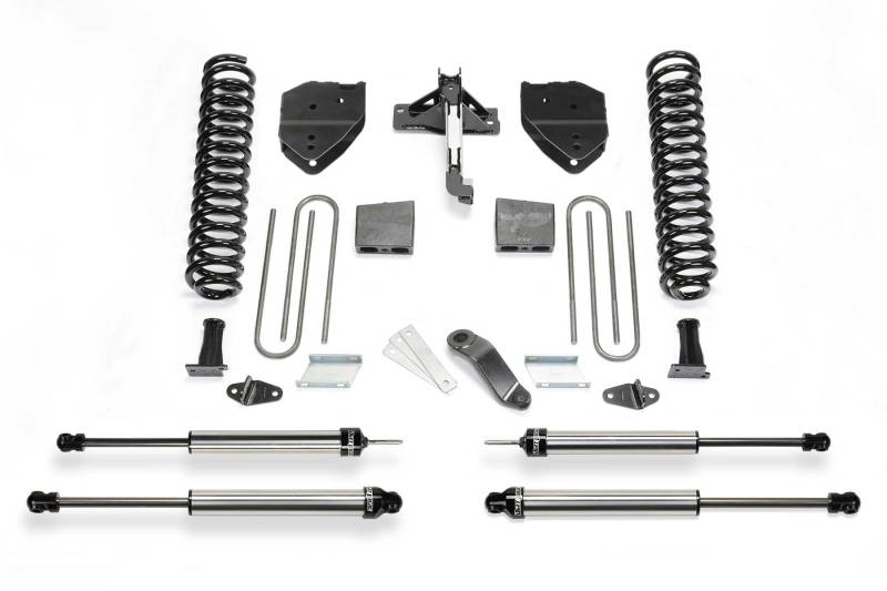 Fabtech 17-19 Ford F250/350 4WD Gas 6in Basic System w/DL Shocks